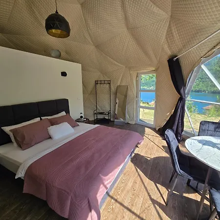 Kamp Glamp Plivska Oaza Campismo de Luxo
