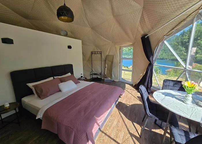 Kamp Glamp Plivska Oaza Luxusní stan